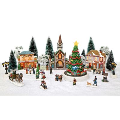 30-Piece LED Christmas Village Set  Bed Bath & Beyond