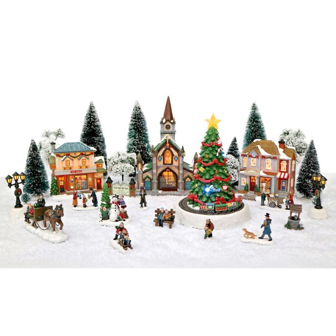 Lighted Christmas Village Sets Christmas Crafts 2020