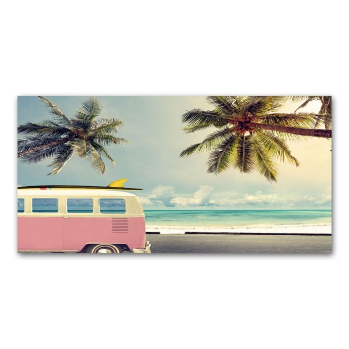 Benjamin Parker Headed Beach II 48Inch x 24Inch Canvas Wall Art Bed