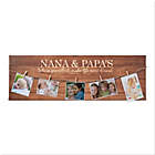 Alternate image 0 for Grandparents 27-Inch x 9-Inch Personalized Clothespin Display Wall Art