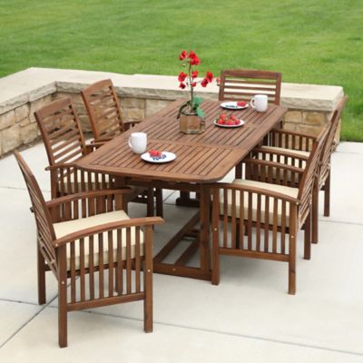 Forest Gate Eagleton Patio Acacia Wood Outdoor Furniture Collection