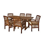 Alternate image 2 for Forest Gate Eagleton Patio Acacia Wood Outdoor Furniture Collection
