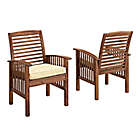 Alternate image 4 for Forest Gate Eagleton Patio Acacia Wood Outdoor Furniture Collection