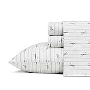 Eddie Bauer&reg; Downstream Cotton Percale 200-Thread-Count King Sheet Set in Grey