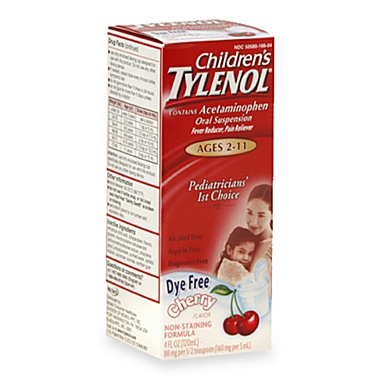 Tylenol&reg; 4 oz. Childrens Oral Suspension in Cherry. View a larger version of this product image.