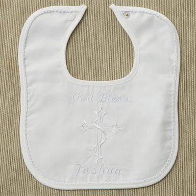christening bib