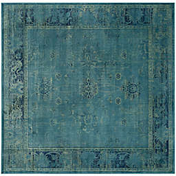 Safavieh Vintage Palace 6' Square Area Rug in Turquoise