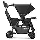Alternate image 1 for Joovy&reg; Caboose Too Ultralight Graphite Stand-On Tandem Stroller in Black