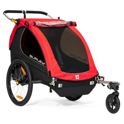 compare burley bike trailers