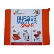 Shape + Store Burger Master Sliders 10-in-1 Burger Press in Orange