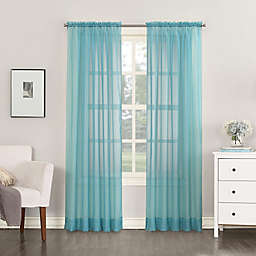 No.918® Emily Sheer Voile Rod Pocket Window Curtain Panel (Single)