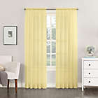 Alternate image 0 for No.918&reg;Emily Sheer Voile 63-Inch Rod Pocket Window Curtain Panel in Yellow (Single)