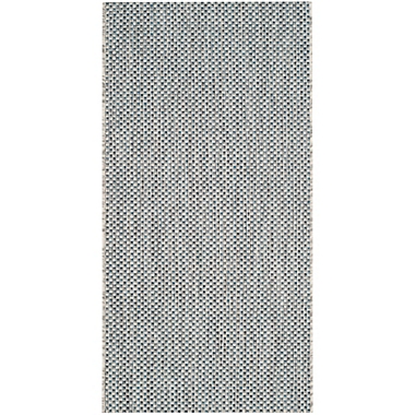 Safavieh Courtyard 2-Foot 7-Inch x 5-Foot Indoor/Outdoor Area Rug in Grey/Navy. View a larger version of this product image.