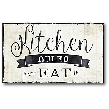 Courtside Market Kitchen Rules 20-Inch x 30-Inch Wall Decal. View a larger version of this product image.