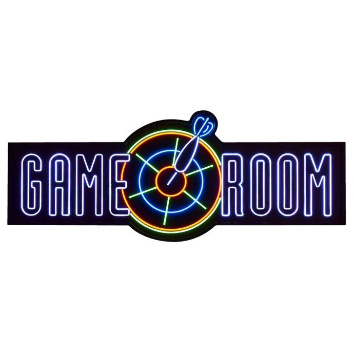 Game Room Lighted Wall Art