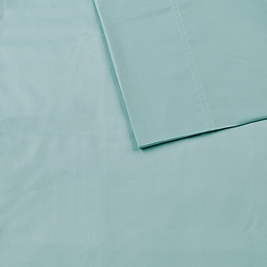Sleep Philosophy Rayon Made From Bamboo Queen Sheet Set in Aqua. View a larger version of this product image.