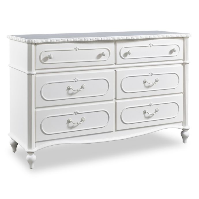 Smartstuff Ariana 6 Drawer Double Dresser In Cream Buybuy Baby