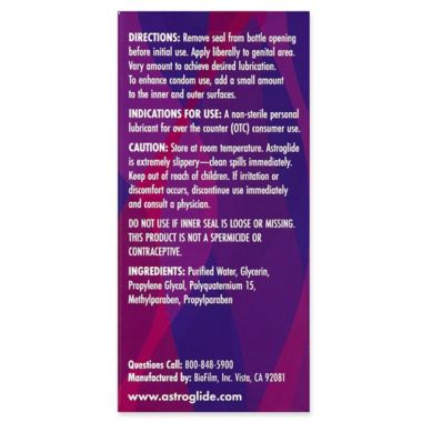 Astroglide&reg; Liquid 2.5 fl. oz. Personal Lubricant. View a larger version of this product image.