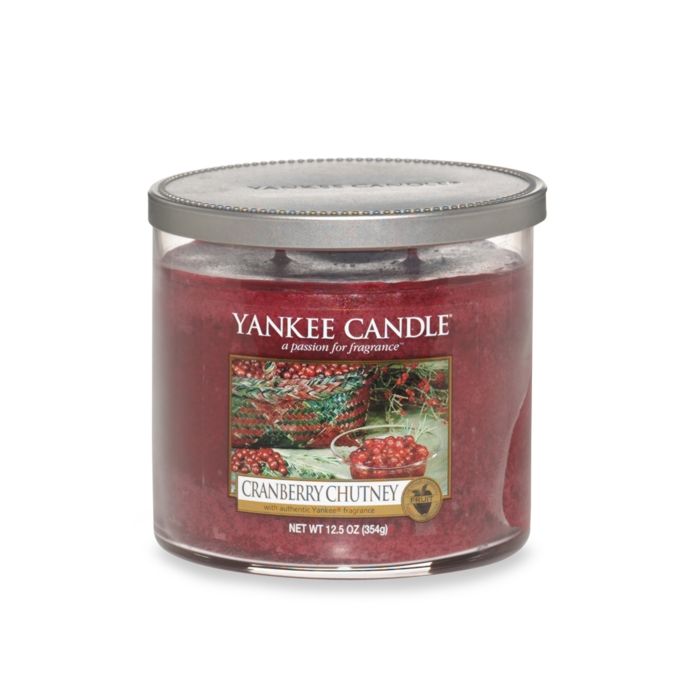 Yankee Candle Housewarmer Cranberry Chutney Medium Lidded Candle