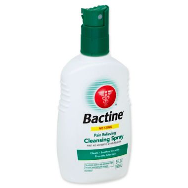 Bactine&reg; 5 fl. oz. First Aid Antiseptic & Pain Reliever No Sting Cleansing Spray. View a larger version of this product image.