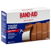 Johnson & Johnson Band-Aid&reg; Tough Strips 60-Count Adhesive Bandages