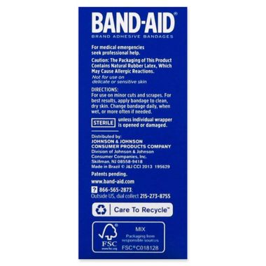 Johnson & Johnson Band-Aid&reg; Tough Strips 60-Count Adhesive Bandages. View a larger version of this product image.
