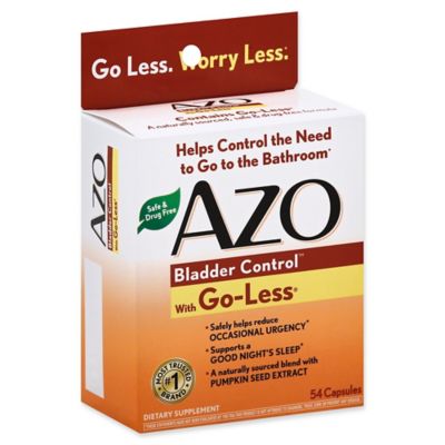Azo Bladder Control&trade; with Go-Less&reg; 54-Count Dietary Supplement Capsules