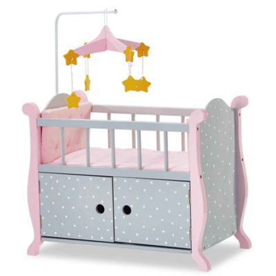 baby doll crib and changing table