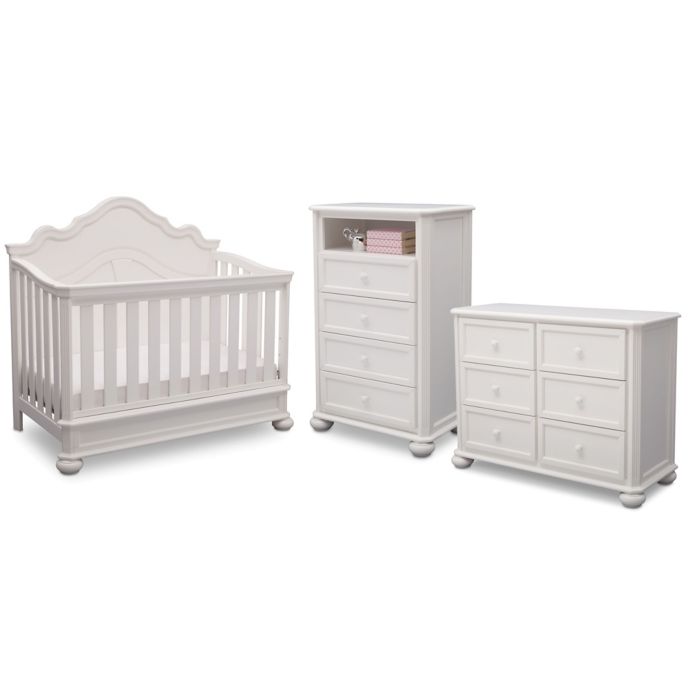 white nursery furniture for a boy