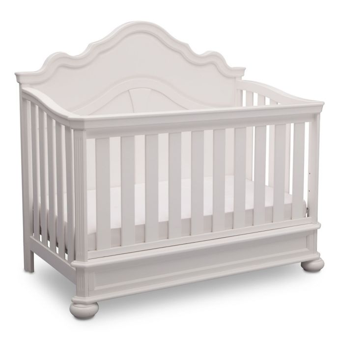 Simmons Kids Peyton 4 In 1 Convertible Crib In Antique White