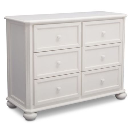 Simmons Kids Peyton 6 Drawer Dresser In Antique White Bed Bath