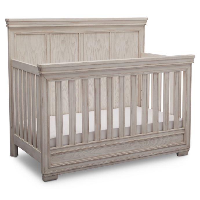 Simmons Kids Ravello 4 In 1 Convertible Crib In Antique White