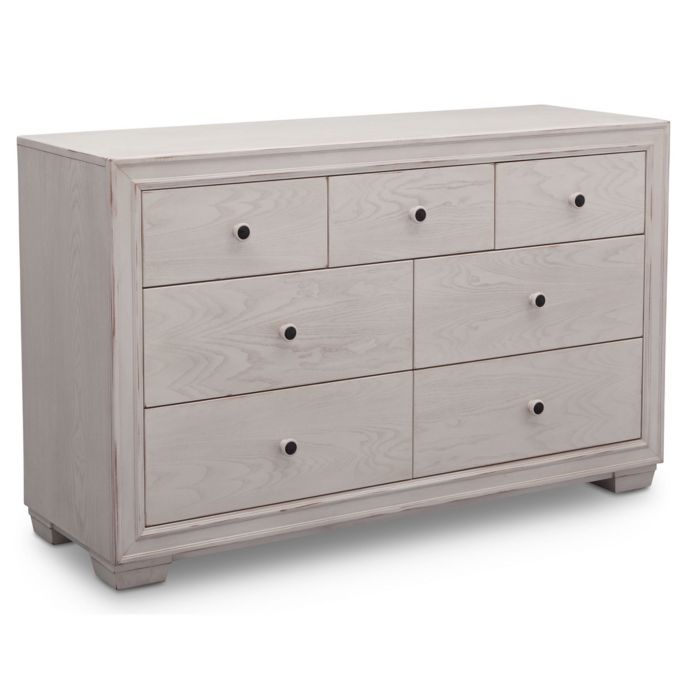 Simmons Kids Ravello 7 Drawer Dresser In Antique White Bed Bath