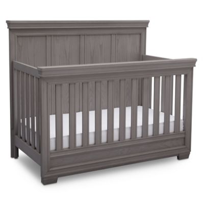 rustic oak crib