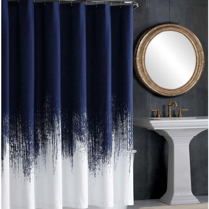 blue shower curtain sets