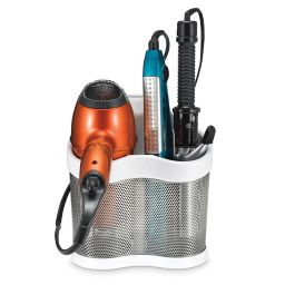 Polder® Styling Station™ in White/Silver