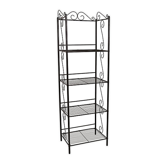Alternate image 1 for Monarch Specialties Metal Étagère Bookcase in Copper