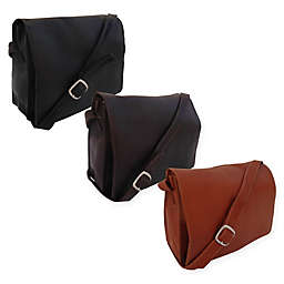 Piel® Leather Small Handbag with Organizer