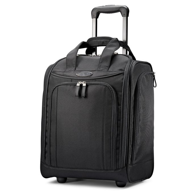 Samsonite® Large 16.5Inch Underseater Tote Roller in Black Bed Bath and Beyond Canada
