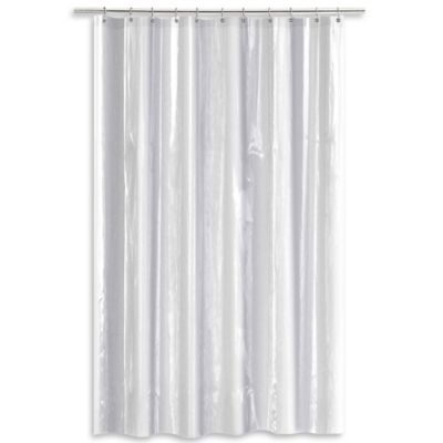 Heavy Gauge Peva Shower Curtain Liner, Shower Curtain With Clear Window