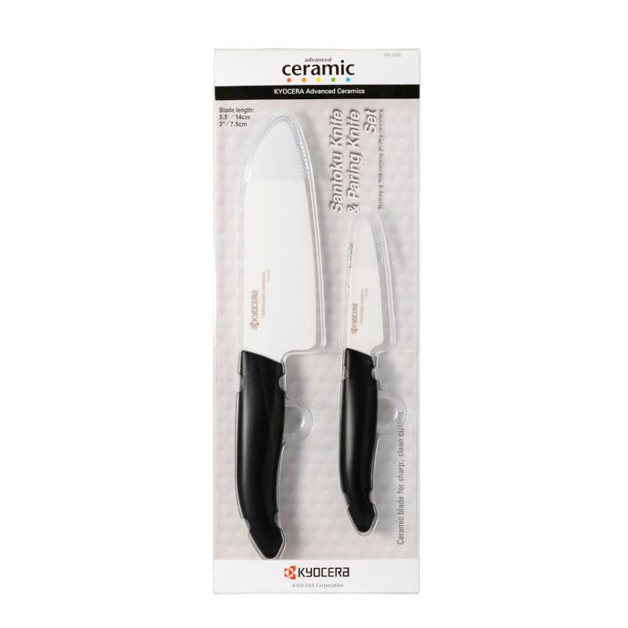 Kyocera Ceramic Santoku and Paring Knife Set | Bed Bath and Beyond Canada