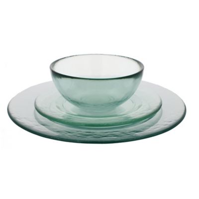 glass dinnerware set