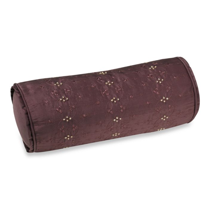 Opulence Plum Bolster Pillow Bed Bath And Beyond Canada