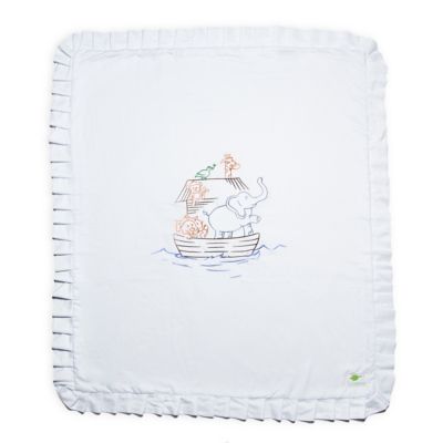 noah's ark baby blanket