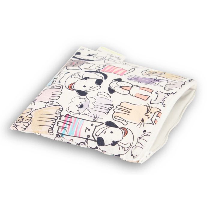 Itzy Ritzy Snack Happens Reusable Snack Everything Bag In Raining Cats And Dogs Bed Bath Beyond