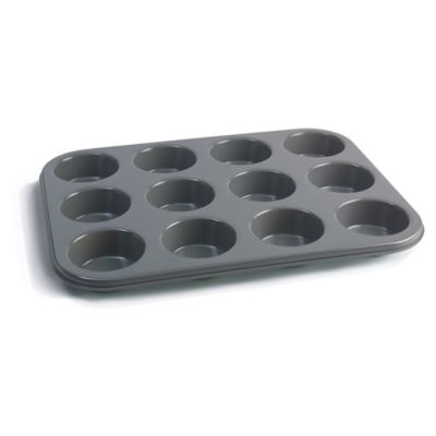 Jamie Oliver Carbon Steel 12-Cup Muffin Pan in Blue