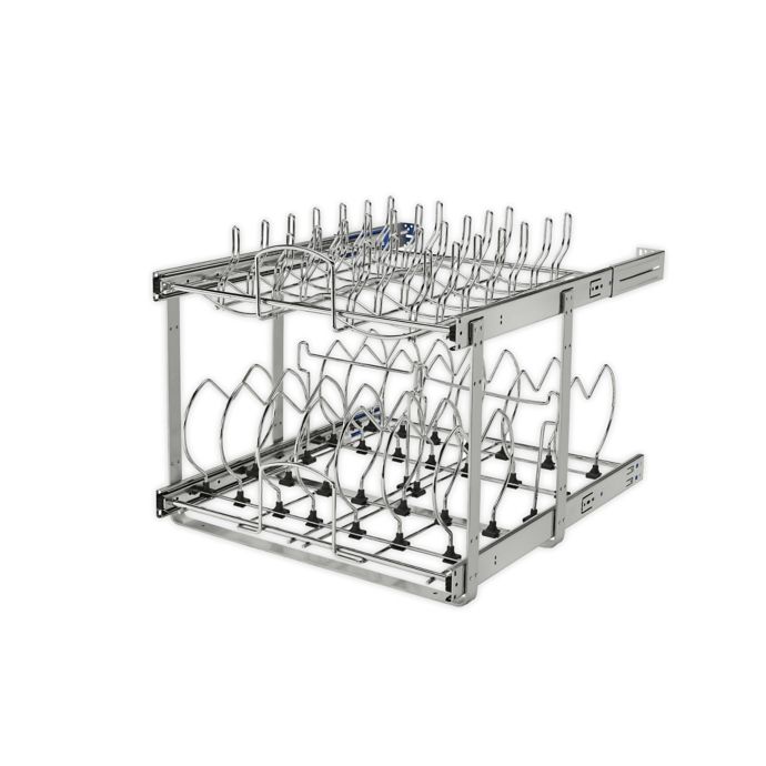 Rev-A-Shelf 5CW2-2122SC-CR Pull-Out 2-Tier Base Cookware ...