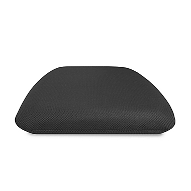 Therapedic&reg; Gel-Infused Memory Foam Chair Pad in Black. View a larger version of this product image.