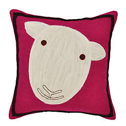 Amity Home Wool Sheep Square Throw Pillow