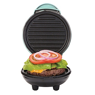 Dash&reg; Mini Grill in Aqua. View a larger version of this product image.